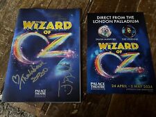 Wizard Of Oz Theatre Programme - signed By Jason Manford, The Vivienne & Aston