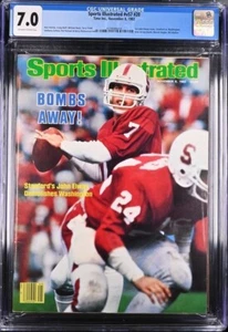 John Elway SPORTS ILLUSTRATED First Cover FC November 8, 1982 Newsstand CGC 7.0 - Picture 1 of 2