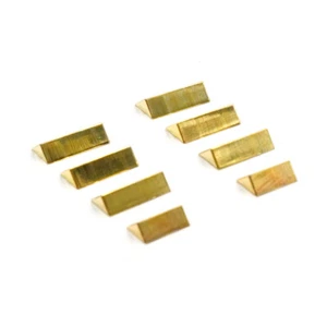 Yeah Racing KYMR-003GD Chassis Weight Brass Balancer (8Pcs) : Kyosho Mini-Z MR04 - Picture 1 of 2