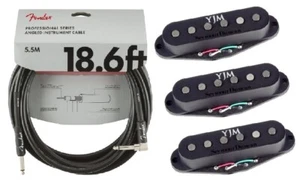 Seymour Duncan STK-S10 YJM Fury Stack Black Yngwie Malmsteen Set ( FENDER 18FT ) - Picture 1 of 1