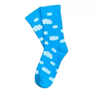 Blue Clouds Socks /Gift Socks/Funny Socks/Unisex Socks/Cute Socks - Picture 1 of 2