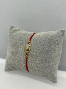Hand of Fatima Hamsa Evil Eye Red String Bracelet Adjustable Good Luck Bracelet - Picture 1 of 11