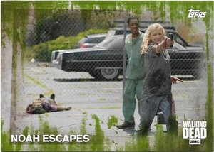 2016 Topps Walking Dead Season 5 Mold Parallel Card #24 Serial # 25/25