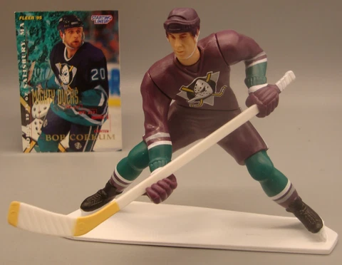 1995 LOOSE STARTING LINEUP SLU FIGURE BOB CORKUM MIGHTY DUCKS of ANAHEIM Cover