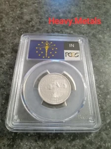 2002-S INDIANA Silver Proof Quarter PR70 PCGS FLAG LABEL NICE LOW PRICE!! - Picture 1 of 5