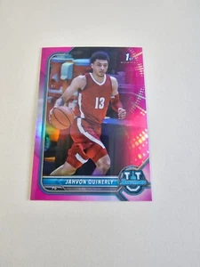 2021-22 Bowman University #57 Jahvon Quinerly Pink - Picture 1 of 2