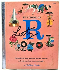 The Book of R Golden Book Hardcover 1965 My First Golden Learning Library 1st Ed - Picture 1 of 10