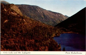 Echo Lake and Mt. Postal Lafayette Franconia Notch New Hampshire - Imagen 1 de 2