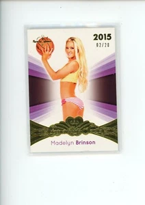 2015 Benchwarmer Signature Series Madelyn Brinson #85 Premium Gold Foil 2/20 - Picture 1 of 2