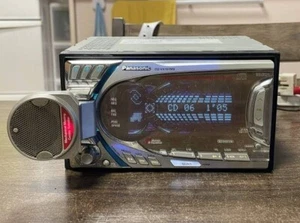 Panasonic CQ-VX707MSD 2DIN CD MD reproductor de cubierta probado - Imagen 1 de 9