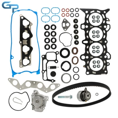 For Honda Civic 2001-2005 1.7L Timing Belt Kit W/Water Pump Head Gasket Set - Image 1 of 4