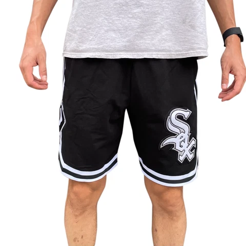Men's New Era Black MLB Chicago White Sox Logo Select Shorts Cover
