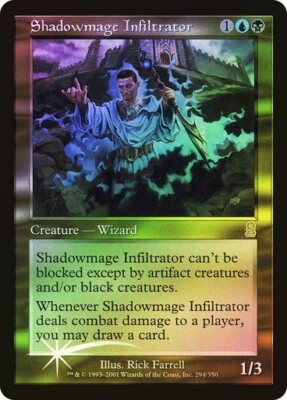 Odyssey  MTG FOIL  Shadowmage Infiltrator  Magic - Image 1 of 2
