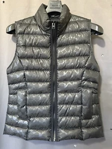 New $300 Coach Women Signature Embossed Down Black Puffer Vest  SMALL Limited - Picture 1 of 11