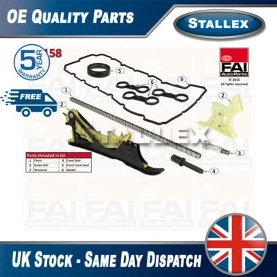 Fits BMW 3 Series 1 Z4 4 2 5 6 X3 7 X5 X6 X1 X4 Timing Chain Kit Stallex #1 - Image 1 of 2