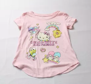 Camiseta Sanrio Niña S/S Hello Kitty And Friends Gráfica JL3 Rosa Pequeña - Imagen 1 de 6