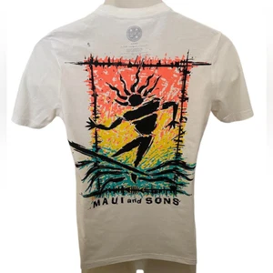 MAUI and SONS Hawaiian Surf Tee Shirt Men S Small - Picture 1 of 6
