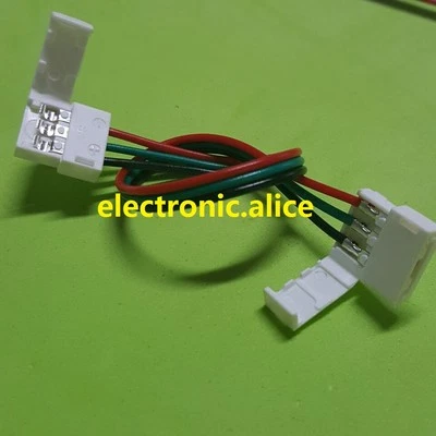New 3PIN LED Strip connectors 10mm PCB connection for WS2811 WS2812B led strip   - Image 1 of 4