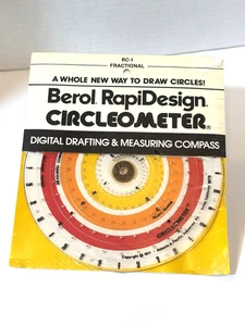 Vintage 1977 Berol RapiDesign Circleometer RC-1 Drafting Tool – Sealed NOS! - Picture 1 of 4