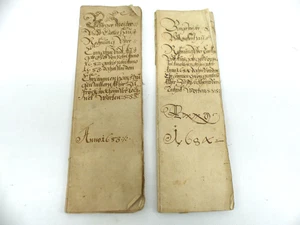2 Dokumente aus Fröstockheim 1683 und 1684 Bürgermeister Kassenbuch - Picture 1 of 10