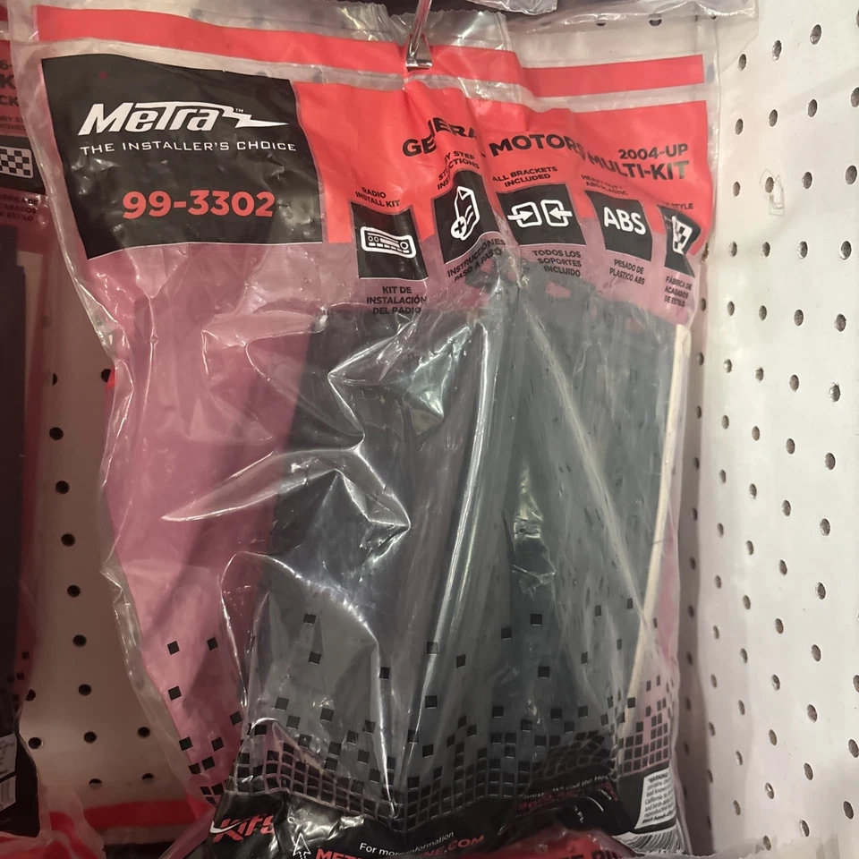 ¡NUEVO! Kit de instalación DIN único Metra 99-3302 para vehículos GM/Chevy seleccionados 2005-up Foto 1 de 1