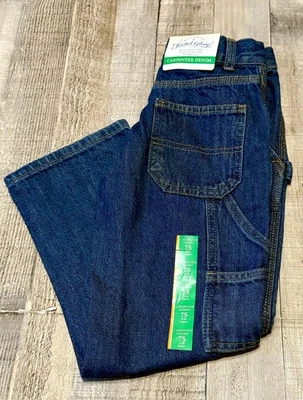Faded Glory Carpenter джинсы молоток крюк темно стирка регулируемая талия 7с новый - Изображение 1 из 4