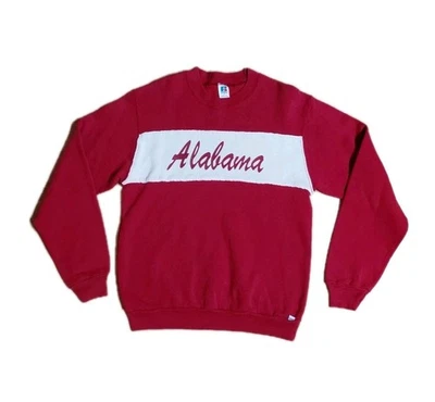 Vintage University of Alabama Crimson Tide Russell Athletic Sweatshirt Size M - Image 1 of 4