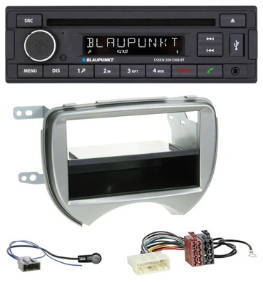 Blaupunkt USB MP3 Bluetooth DAB CD Autoradio für Nissan Micra (10-13 K13) silber - Bild 1 von 4