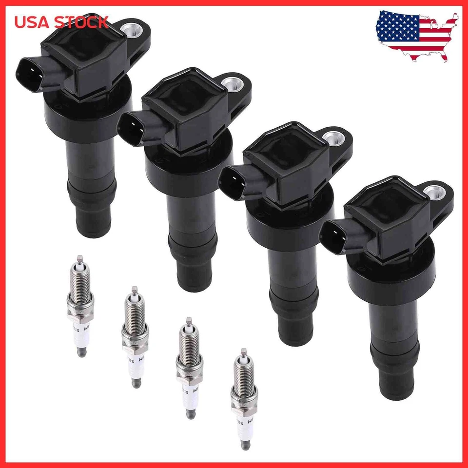 Pacote de bobina de ignição 27301-2B100 com vela de ignição para Attitude 1.6L L4 2012-2013 - Imagem 1 de 4