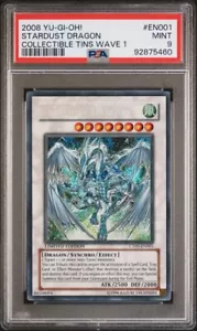 Yu-Gi-Oh! 2008 Stardust Dragon Sammlerstück Dosen Welle 1 #EN001 PSA 9 SELTEN - Bild 1 von 2