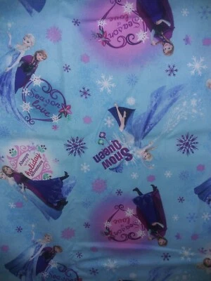 Disney Frozen Sisters Holiday Adventure 2015 Cotton Fabric 3.25 Yrds  X 44" Wide - Image 1 of 4