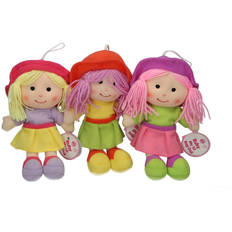 Handgefertigte Stoffpuppe Srliya – 35 Cm, Weich, Mit Kleidung, Perfekt Für Mädchen & Als Geschenk