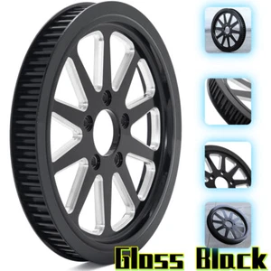 66 Tooth 20mm Spoke Rear Pulley for Harley Softail FLSTF FLSTFB FATBOY 2007-2011 - Picture 1 of 14