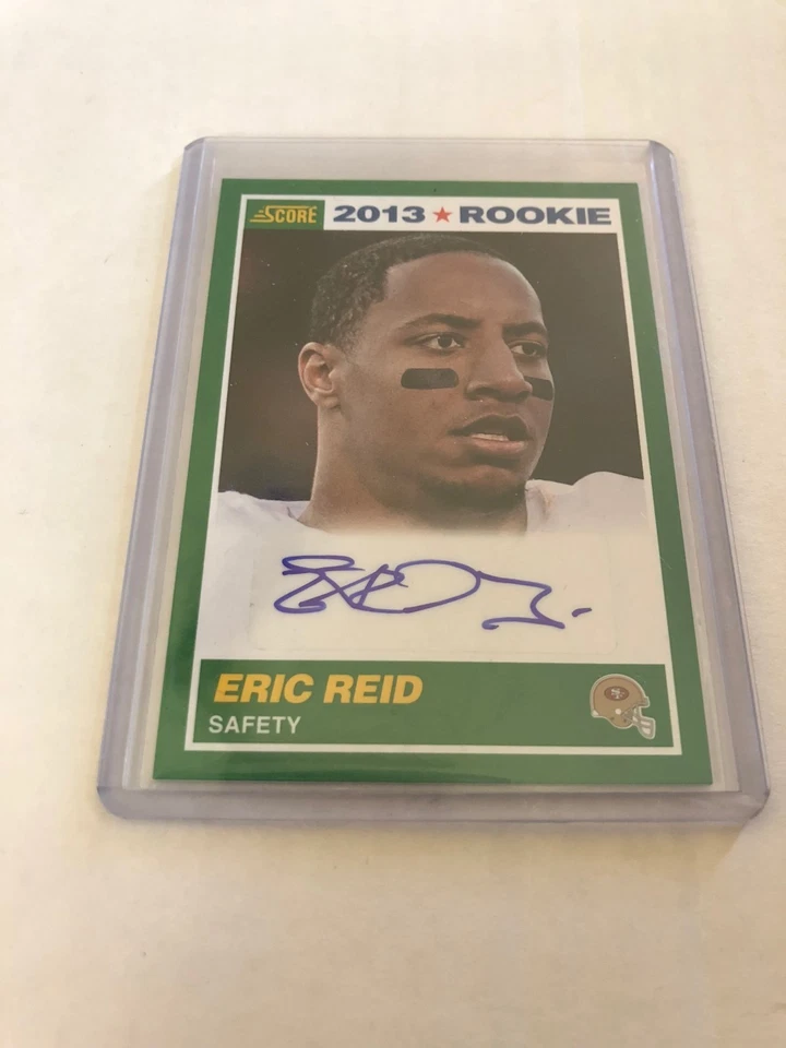 Eric Reid 2013 Score Rookie Signatures! Rookie/Autograph! Carolina Panthers!  - Image 1 of 1