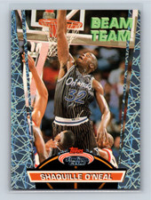 1992 Topps Stadium Club Beam Team Shaquille O'Neal 21 MEMBERS ONLY SSP RC Rookie