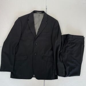 NEXT Suit 44 Long Black Trousers W34 L31