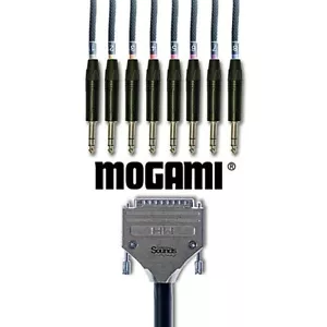 D-SUB Analogico Tascam Standard DB25 Multicore Mogami | 8 vie NP3X Neutrik Nero - Foto 1 di 9