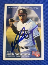 2005 Midwest League Top Prospect Matt Tuiasosopo Auto Signed Autograph Mariners 