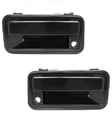 Outside Door Handles For Chevy GMC Suburban 1992 1993 1994 All Metal Front Pair - Image 1 of 4