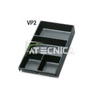 Vaschetta portaminuterie in termoformato Beta VP1 147x277x50 mm carrelli C22-C23