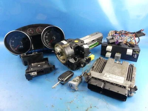 AUDI TT 8J 2.0 TFSI BWA Motorsteuergeraet Tacho Zuendschloss Schluessel Set RHD - Picture 1 of 7