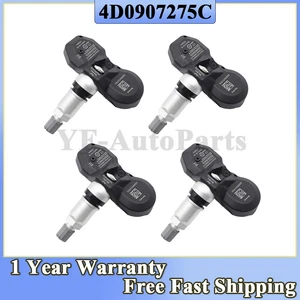 4X TPMS Tyre Pressure Sensor 4D0907275C for Audi A6 A8 RS6 S8 Volkswagen Phaeton - Picture 1 of 7