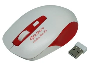 Mcshore 2.4GHz Wireless Mouse Mice Optical 1600Dpi Scroll For PC Laptop Computer - Picture 1 of 5