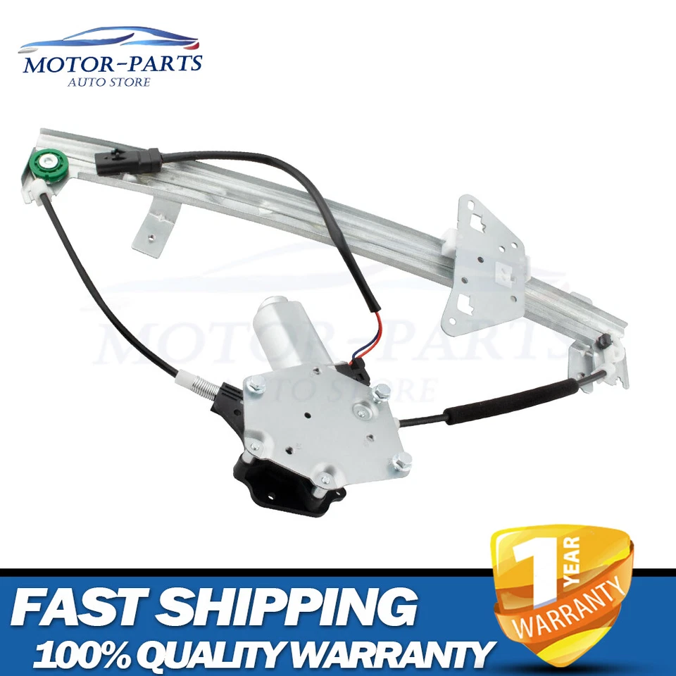 Rear Left LH w/ Motor Power Window Regulator For 1998-2003 Dodge Durango Dakota - Image 1 of 4