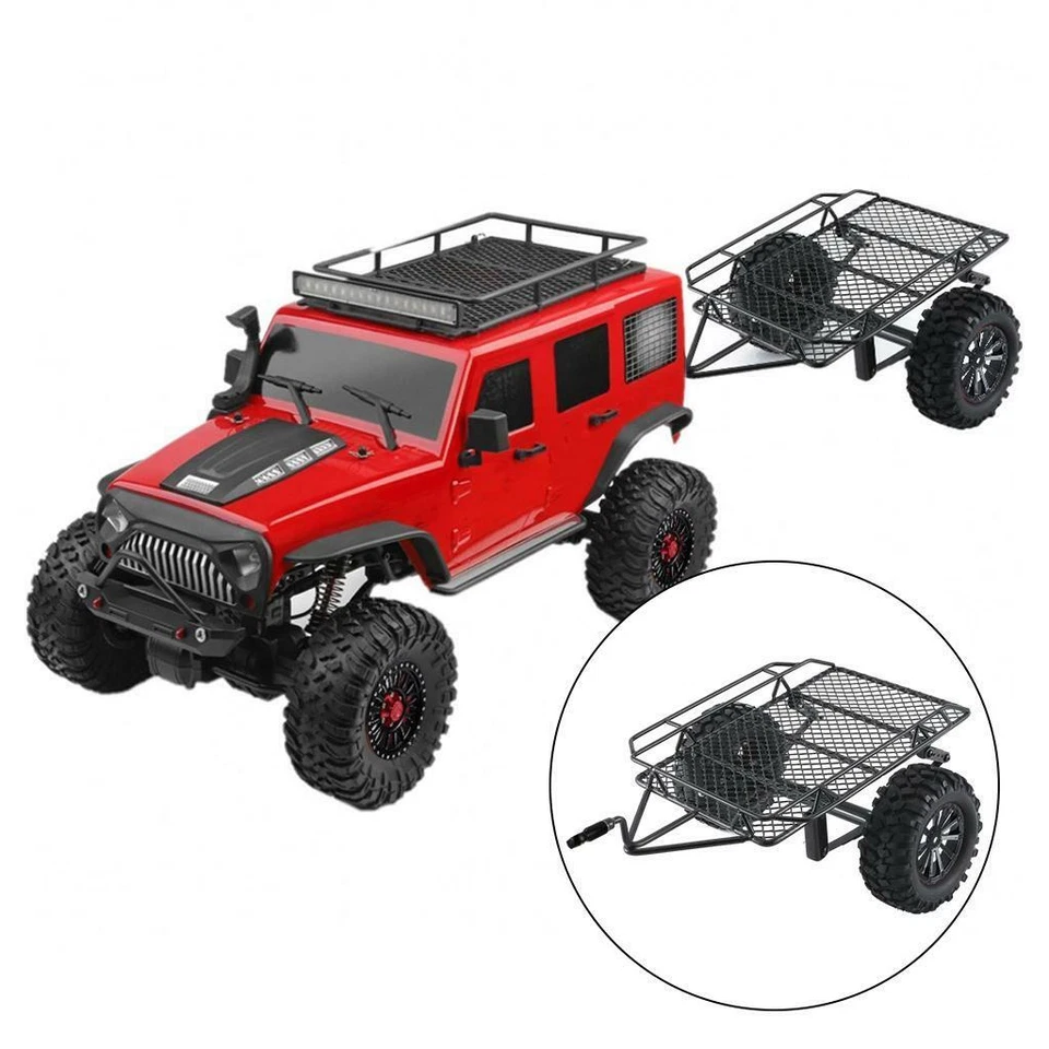 RC Rimorchio   per Axial SCX10 SCX10 II 1:10 Scala Rock Camion FAI DA - Immagine 1 di 4