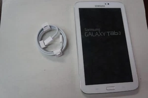 Samsung Galaxy Tab 3 Sm-t217S 8gb white (SPRINT) Tablet FREE SHIPPING - Picture 1 of 3