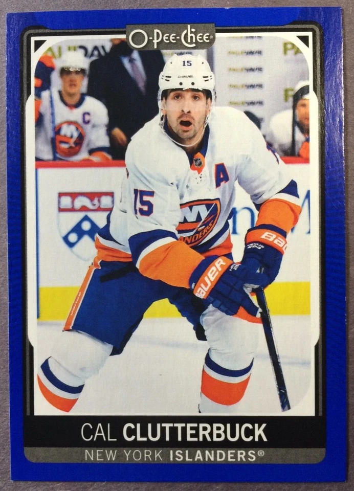 2021-22 O-Pee-Chee Blue Parallel #95 Cal Clutterbuck New York Islanders - Image 1 of 1