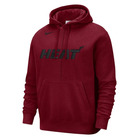 New Miami Heat Nike Courtside Versus Stitch Split Pullover Hoodie Men's NBA NWT Cover