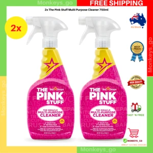 2 x 750mL Stardrops The Pink Stuff Miracle Multi-Purpose Cleaner Bathroom Spray - Picture 1 of 4