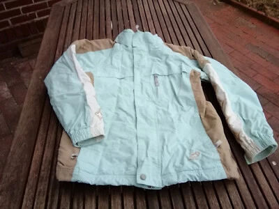 Protest Gentech 3000 Skijacke Snowboard Jacke beige blau M 40/42 winddicht - Bild 1 von 4